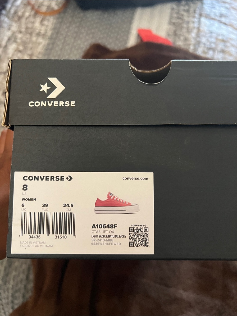 Converse Pink Low Top Canvas Sneakers - Picture 5 of 5